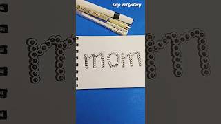 'Mom' Writing style 🔥 #shorts #viralshorts #ytshorts #youtubeshorts #trendingshorts