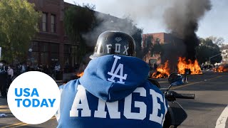 See how Los Angeles protests intensified over one weekend | USA TODAY