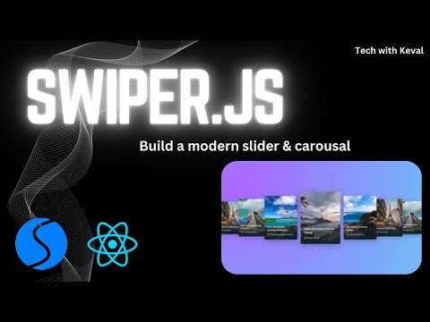 Swiper.js | Add Stunning Sliders to Your Website! | Hindi |Tech with Keval