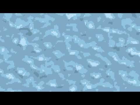Pixel art water animation.