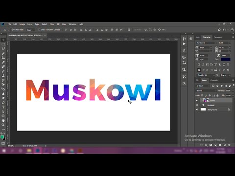 Fit Image to Shape or Text in Photoshop | Clipping Mask Tutorial | Photoshop Tutorial for Beginners
