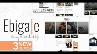 Ebigale - Modern WordPress Blog Theme | Themeforest Website Templates and Themes