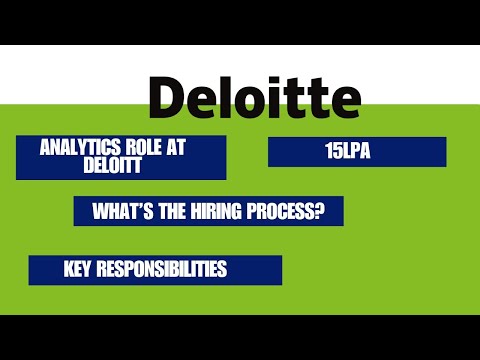 how to prepare for analytics role at Deloitte | 15LPA | #deloitte #deloittejobs #interview #coding