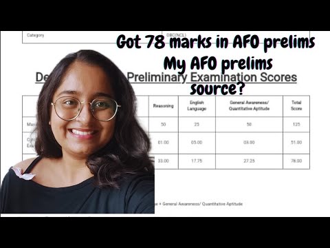 My AFO prelims source , check description box👇