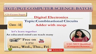 Adder in digital electronics | adder with MCQs | full adder in digital electronics