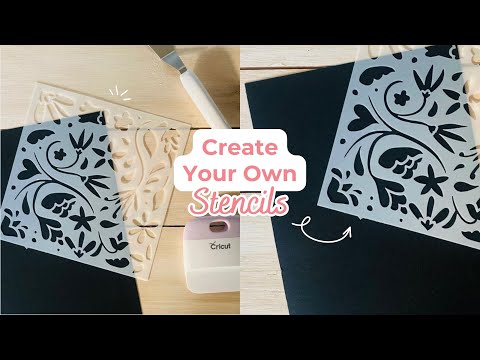 How to Make Reusable Stencils with Silhouette Cameo