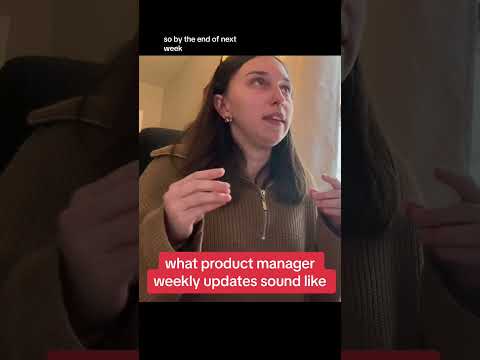 a peek into what my weekly updates sound like as a product manager in tech