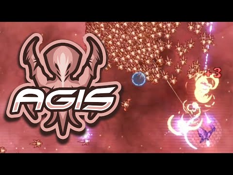 Gameplay video of a new swarm enemy in AGIS