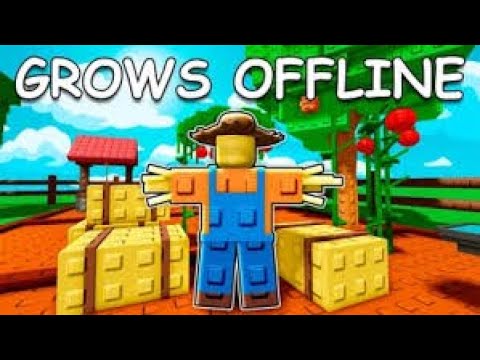 Playing Grow a Garden (Attempt to grow)
