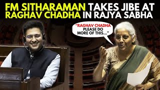 'I'm Amused...': FM Sitharaman Takes Jibe At Raghav Chadha For His Remarks On Banking Infrastructure