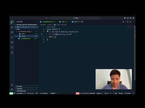 3. Dart Programming Variable Naming Convention (Lower Camel Case) (In Newari)