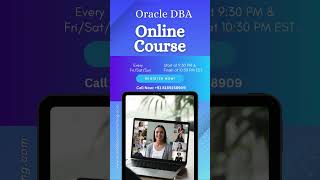 Oracle DBA Online Course #oracle #oracledbacourse #learning #technology