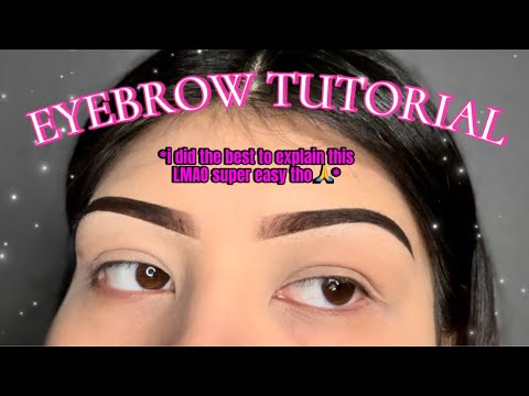 EYEBROW TUTORIAL *FINALLY* 😩🥇