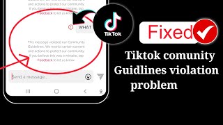 Tiktok Message Not Sending Problem | The account your trying to contact has been suspended |