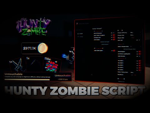 Hunty Zombie Script (PASTEBIN) – Roblox GUI & Auto Farm 2025