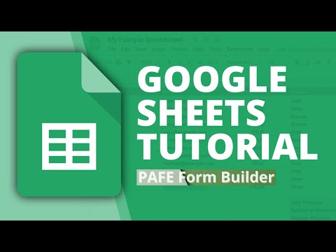 Integrate Google Sheets vs WordPress PAFE Form Builder