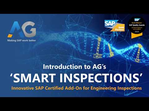 Introduction to AG Smart Inspections - SAP Certified Add-On for Engineering Inspections