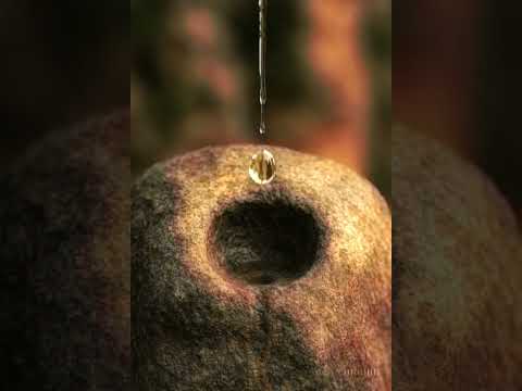 Dripping Water Breaks Stone | Power of Patience & Persistence 💧🪨 #shortsvideo |#shorts