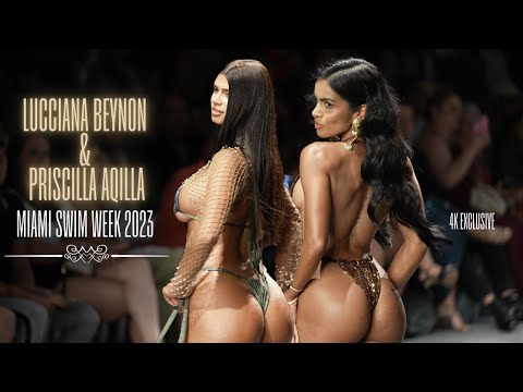 Lucciana Beynon & Priscilla Aqilla / Miami Swim Week / Art Hearts Fashion /  Pink Melon Swimwear