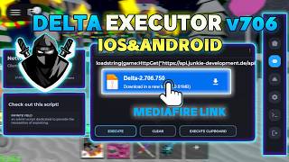 Delta Executor Mobile NEW Update (v2.706) | Download & Install Best Roblox Executor  (iOS & Android)