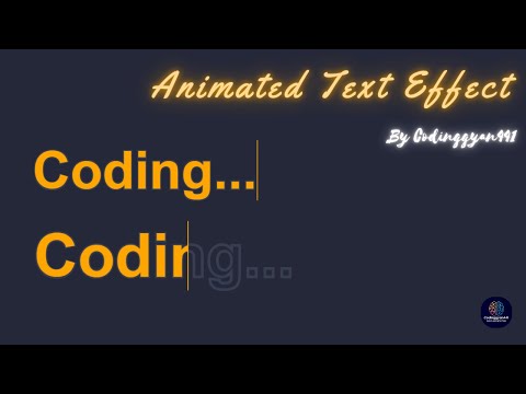 Create Amazing AI Text Effects with HTML & CSS | Codinggyan441