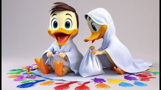 Two Little Ducks Learn to Spell | Fun Spelling Song for Kids | Duck Rhyme for Early Learners