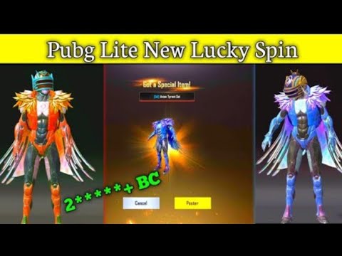 PUBG LITE Number 1😮 Luck Spin 😍😍