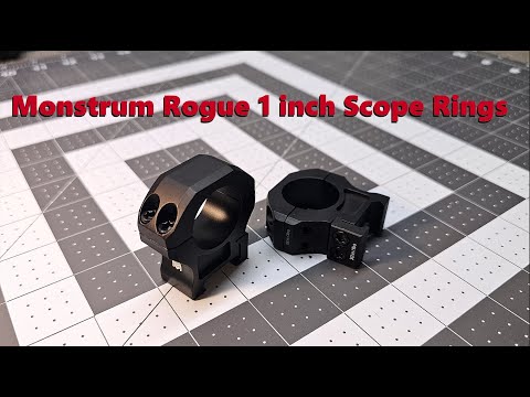 Monstrum Rogue 1inch Scope Rings - Are these Amazon rings worth your money?