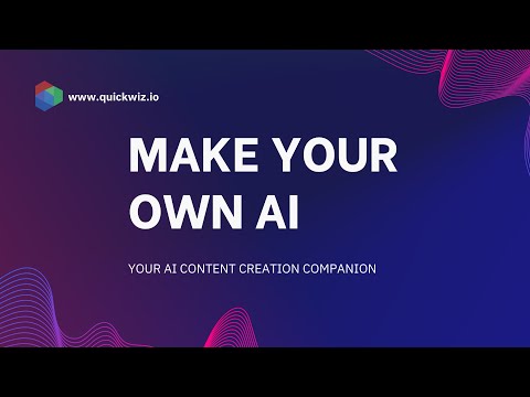 QuickWiz: AI Content Generation Made Easy | Create Your Own AI-Powered Content