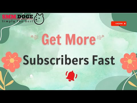 Get More YouTube Subscribers Fast with SMMDOGE