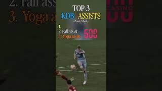 Top 3 KDB ASSISTS!! #trending #explore #shortvideo #youtube #assist #instagram #viral #trending