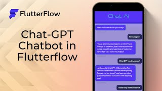 EASIEST way to setup Chat-GPT Chatbot in FlutterFlow | OpenAI API
