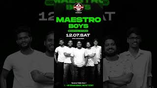 Maestro Boys Live in Hyderabad #shorts #trending #heartcupcoffee #musicnight #hyderabad #music #yt