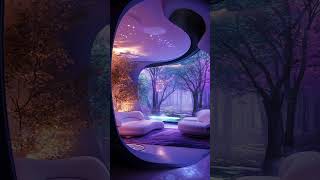 Futuristic Interior Design: Holographic Immersion Hub #futuristichouse #futuristicliving