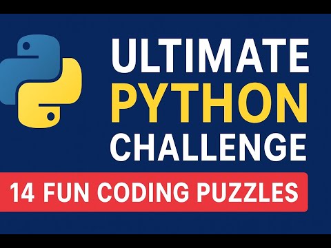Ultimate Python Challenge 🐍 | 14 Fun & Easy Coding Puzzles for Beginners