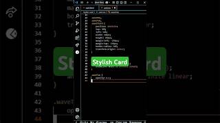 Card UI Design #webdevelopment  #html #css #javascript #shorts #shortsfeed #webdesign #programming