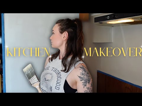 Transforming My Tiny 1970's Country Kitchen | What I Ate (Plant Based)