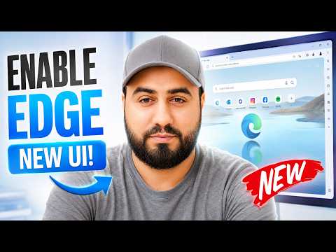 How to Enable Microsoft Edge NEW UI and Features!