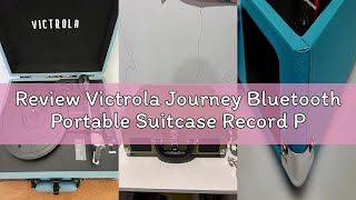 Review Victrola Journey Bluetooth Portable Suitcase Record Player – with Built-in Speakers, 3 Speed
