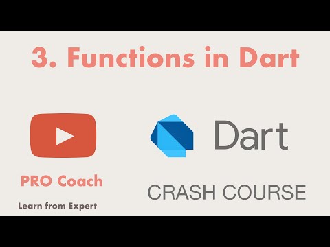 Functions in Dart | Flutter | Dart Course| Hindi | PRO Coach