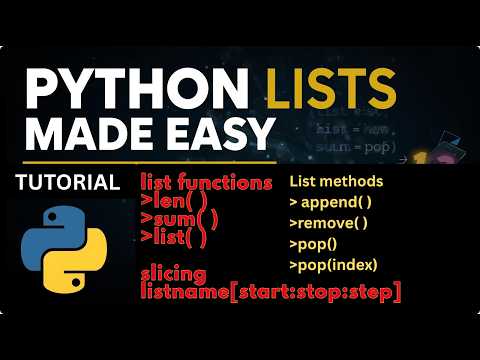 “Python Lists Crash Course – Everything You Need to Know