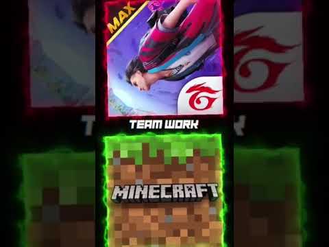 Minecraft VS Free Fire 😈😈😎😎