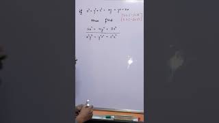 Solve Algebra Advance Question in Seconds | #algebra #advancemath #shorts