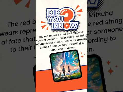 Your name. (2016) Trivia