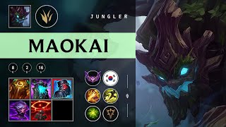 Maokai Jungle vs Qiyana - KR Master Patch 25.23