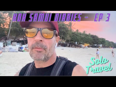 Koh Samui Diaries, Ep. 3: Walks on the Beach , Travel Challenges, Introspective Moments, A Rad View.