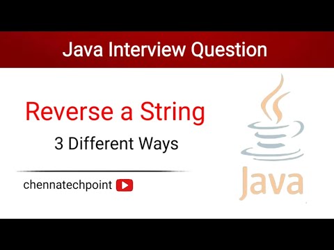 Frequently Asked Java Program Reverse A String | 3 ways of reverse a String in Java