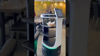 Future Is Here: Robot Waiter in Action 🤯 #RobotWaiter #AIFuture #TechShorts #FoodTech