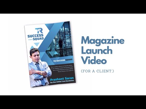 Magazine Launch Video For A Client | Work With Adobe After Effects | Proceed Digital Video Editing