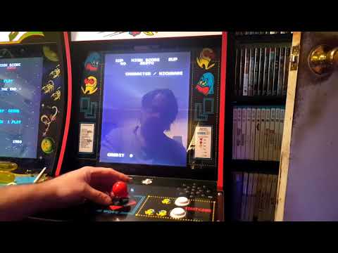 Arcade 1up Pac-Man Modded With Wico Style Leaf Switch Joystick